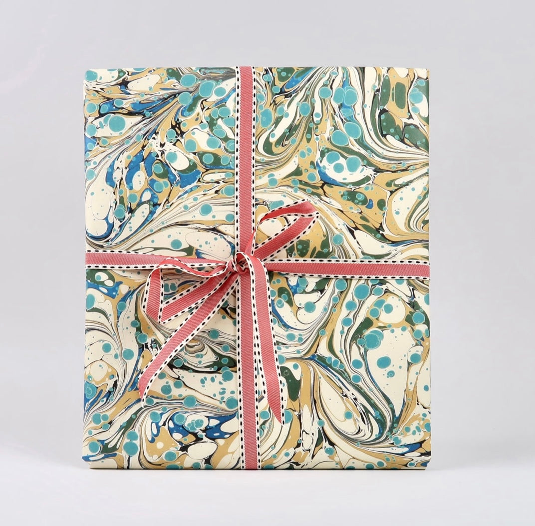 Jemma Lewis Marbled Paper Ocean Bubble