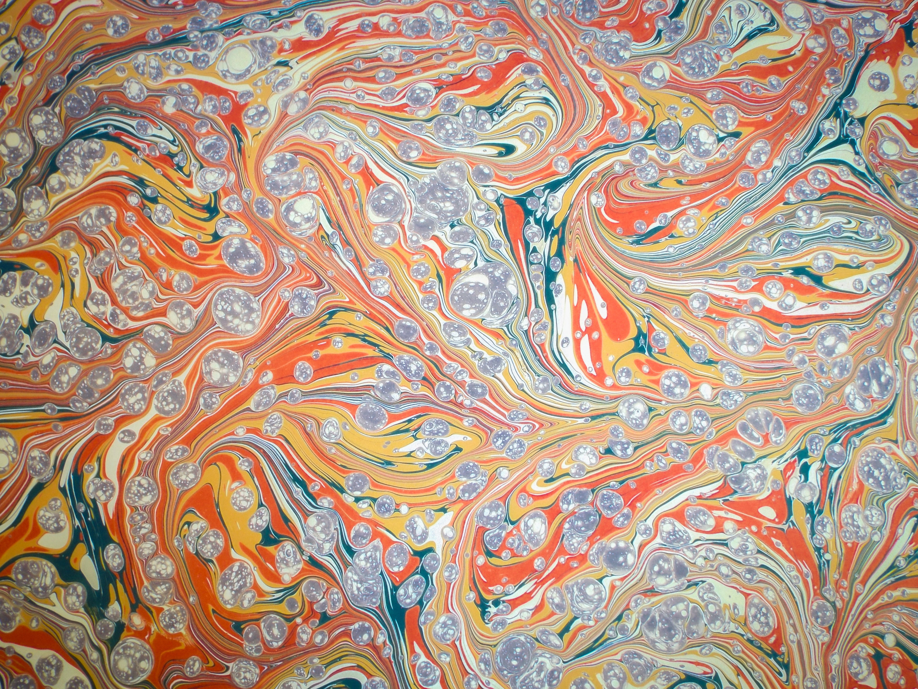 Jemma Marbling Desert Jasper  printed marbled  paper