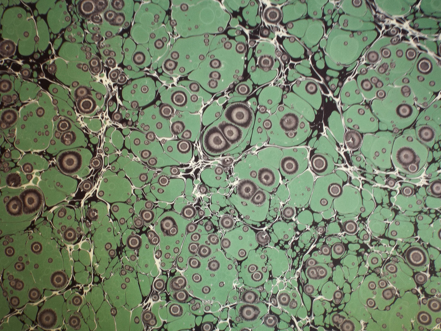 Jemma Marbling Sun Spot printed marbled paper