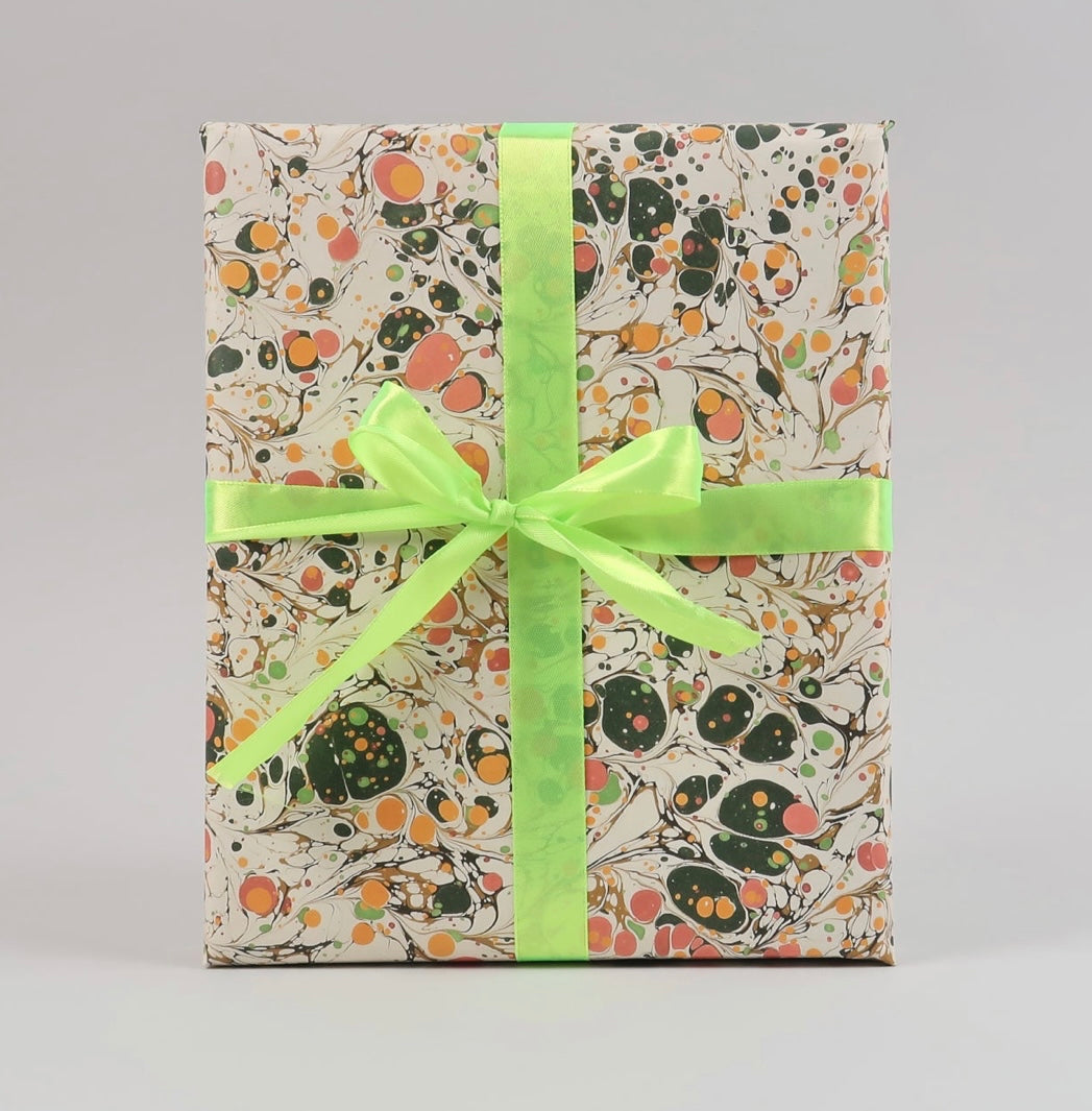 Jemma Lewis Marbled Paper Ditzy Botanical