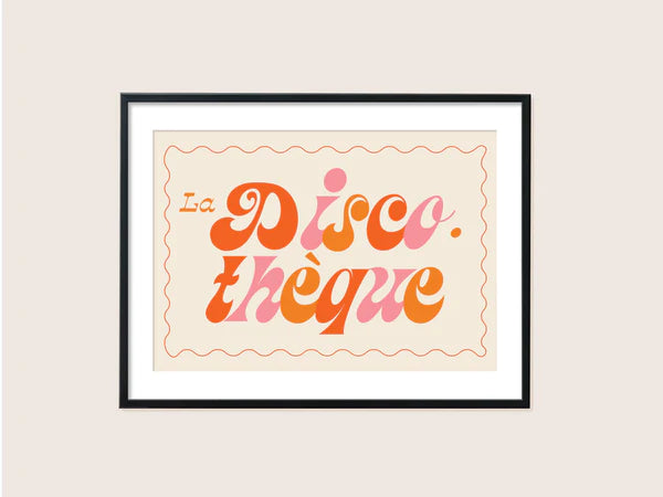 proper good La Discotheque music Print