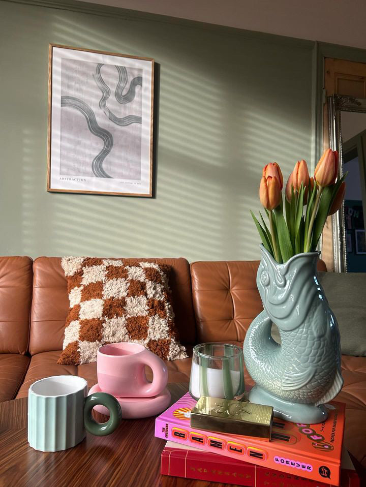 Chunky Mug and Saucer Set