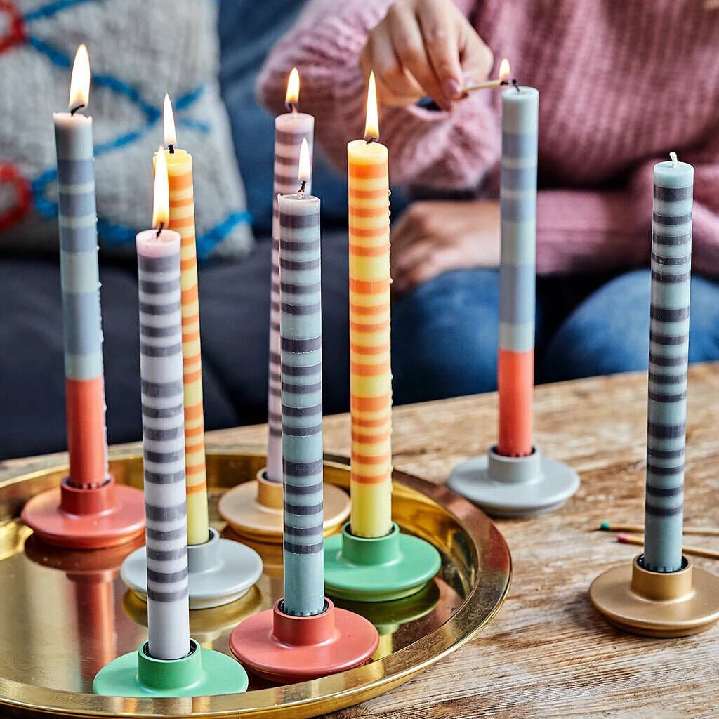 Twiggy mixed colour candles by British Colour Standard