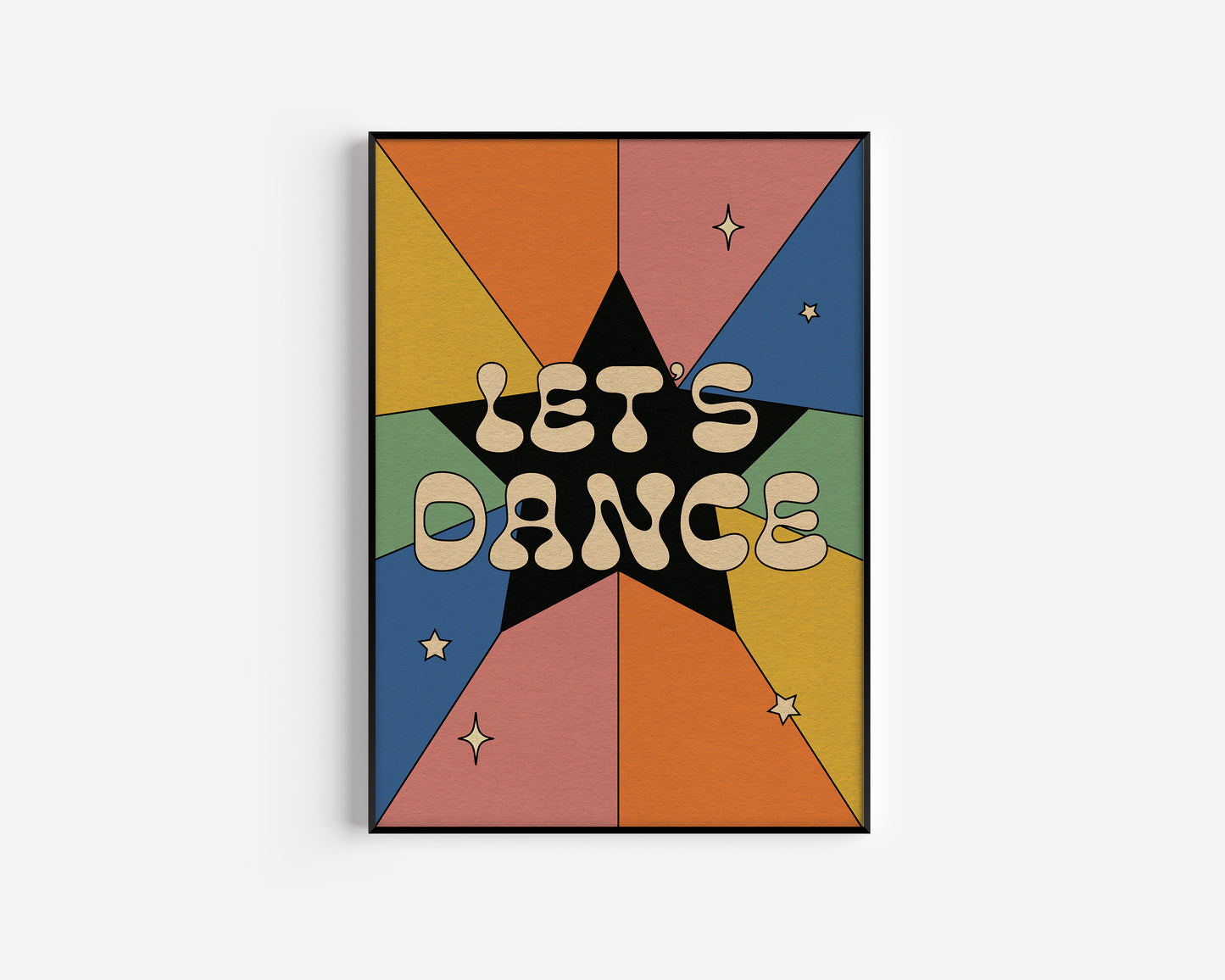 Proper good let's dance 70's print