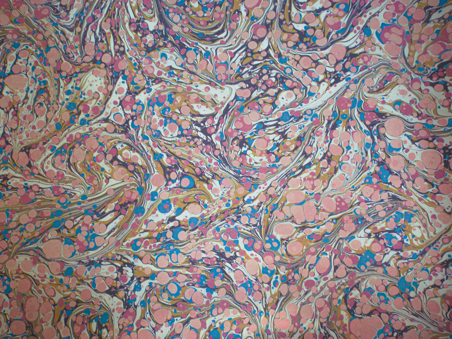 Jemma Marbling Summer Orchard printed marbled paper