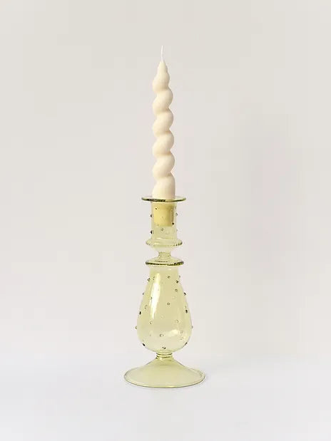 Glass Speckled Candle holder