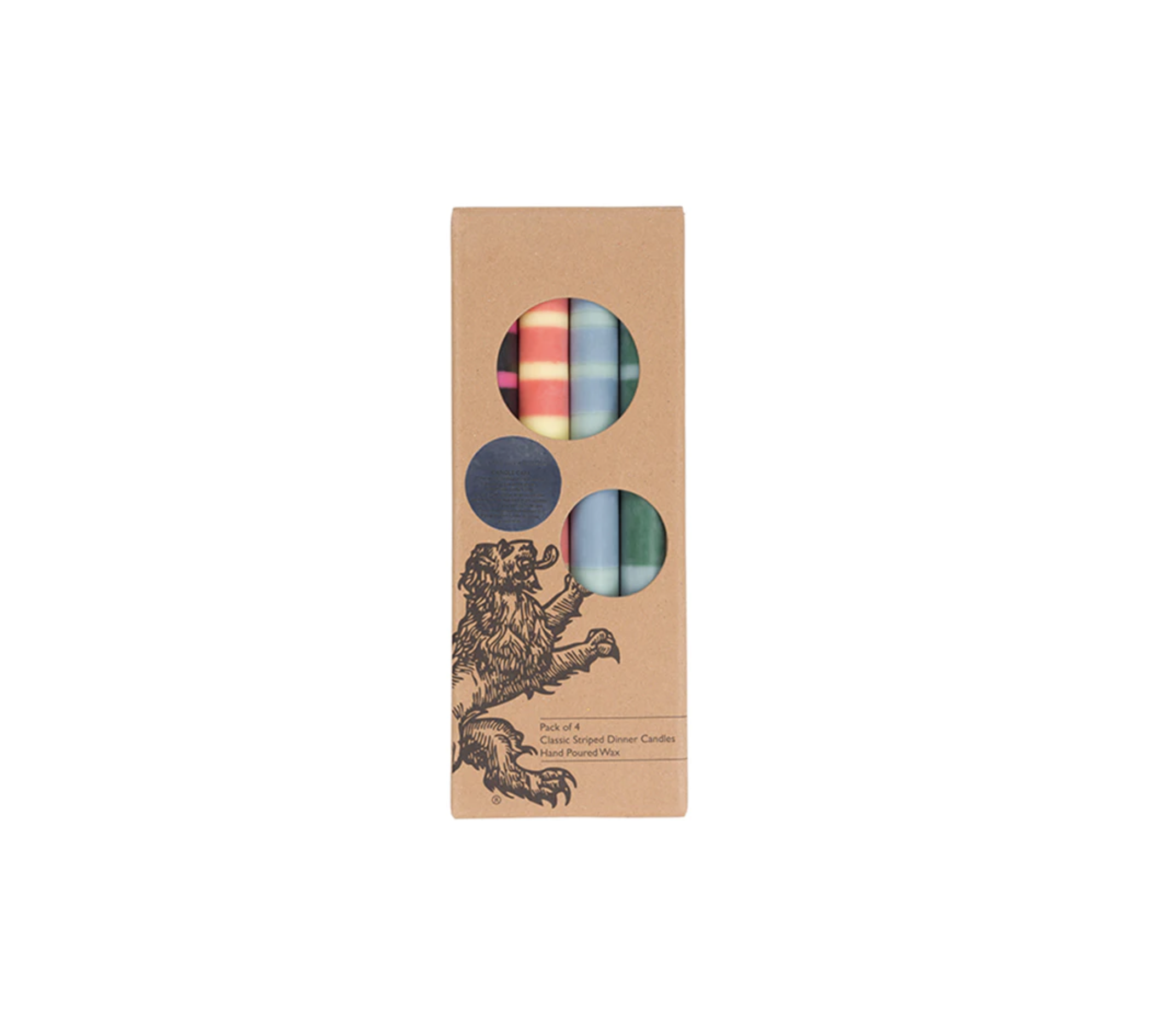 Twiggy mixed colour candles by British Colour Standard