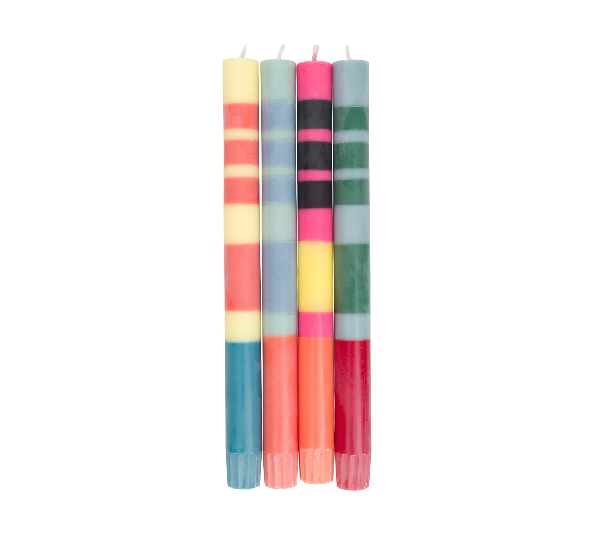 Twiggy mixed colour candles by British Colour Standard