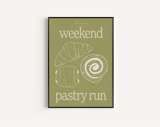 Proper Good Weekend Pastry Kitchen Print
