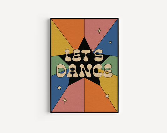 Proper good let's dance 70's print