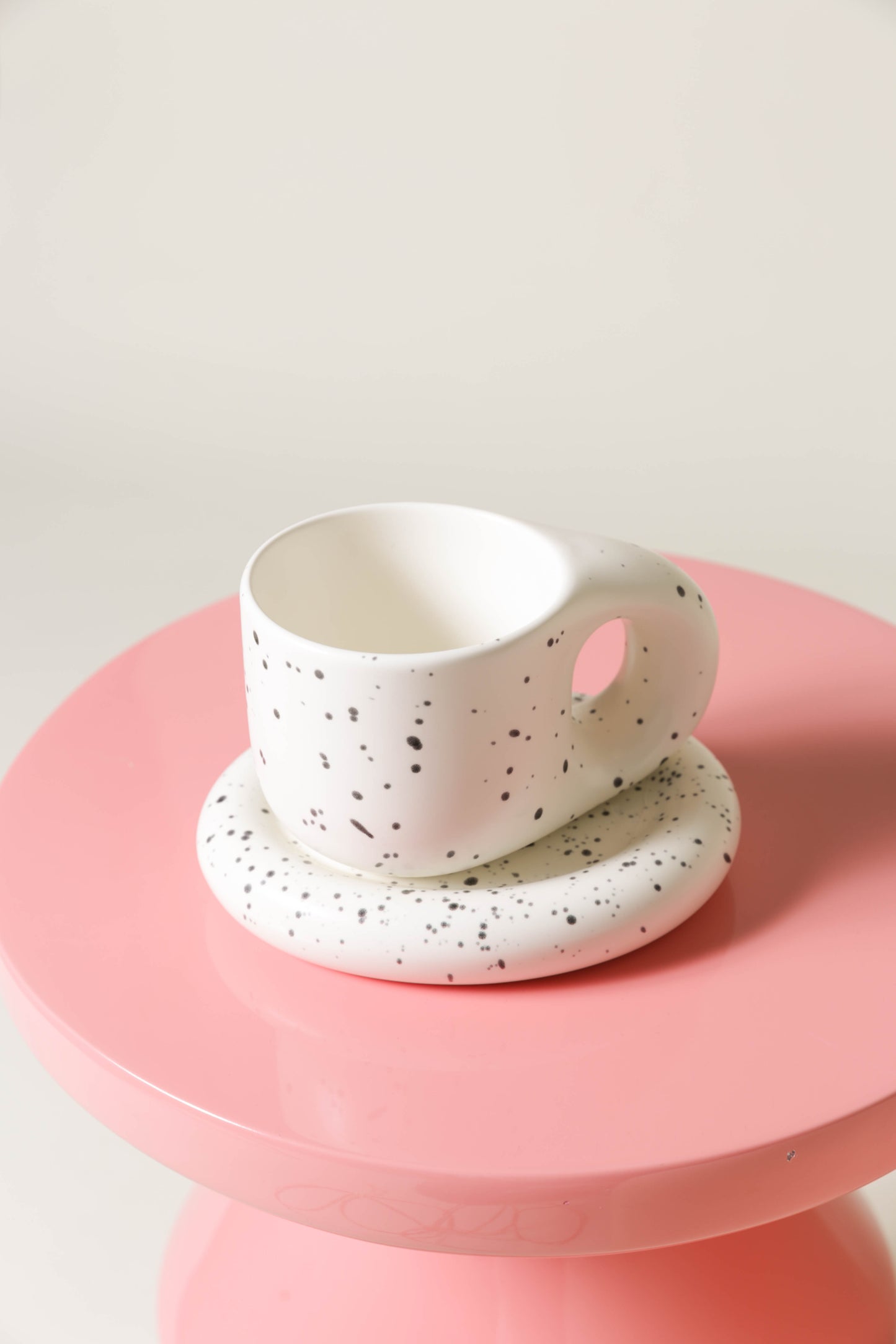 Chunky Mug and Saucer Set